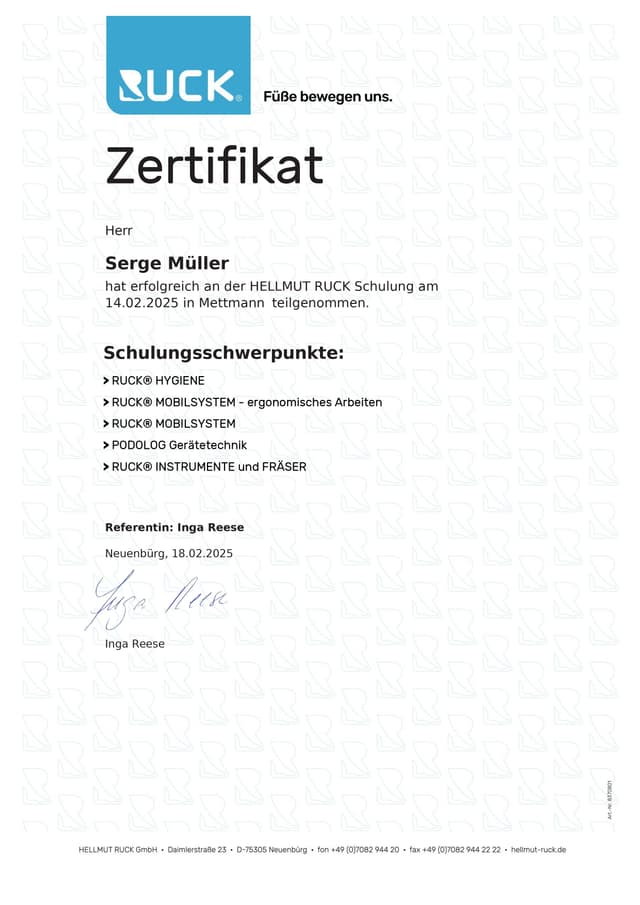 Zertifikat